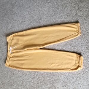 Light orange high waist joggers